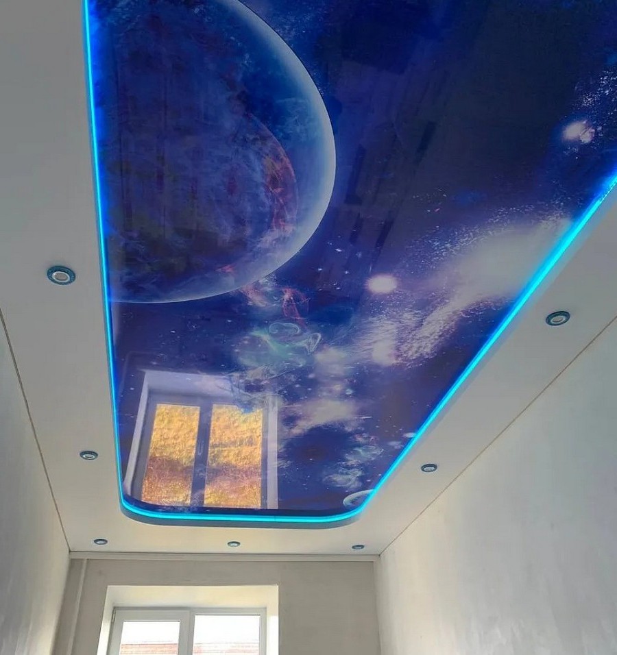 натяжна стеля з фотодруком