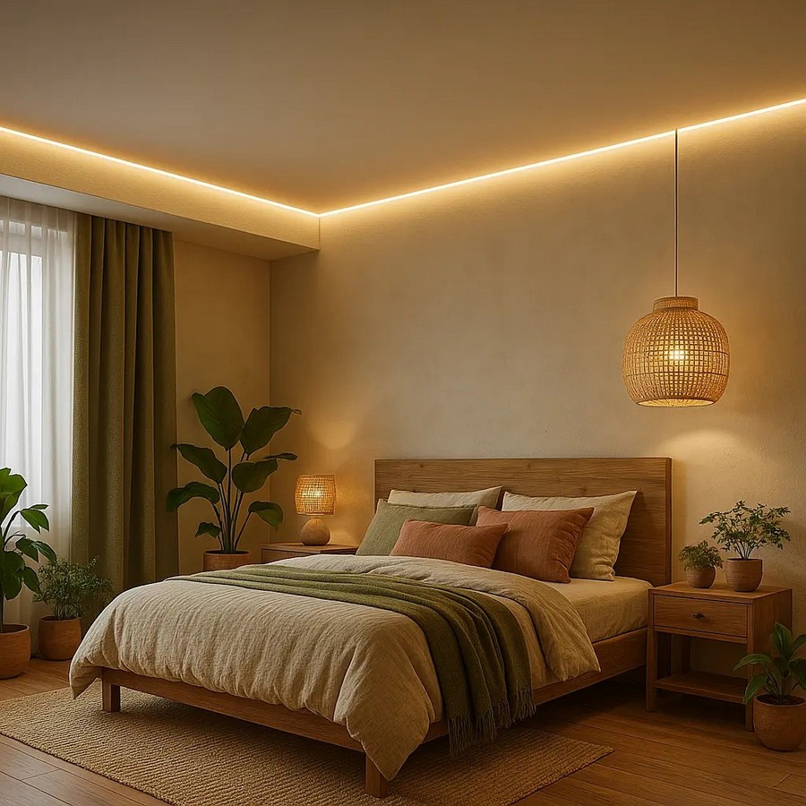 паряща натяжна стеля